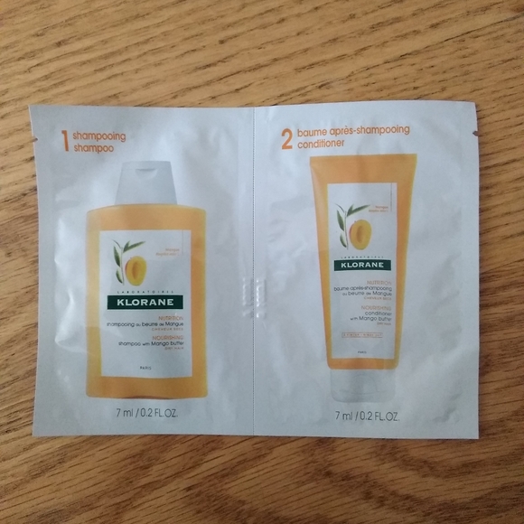 KLORANE Nourishing Shampoo & Conditioner Sample - Picture 1 of 3